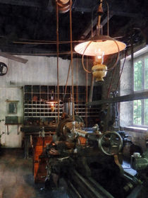 Machine Shop With Lantern von Susan Savad