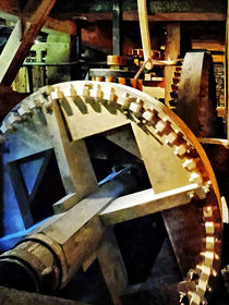 Gears in Grist Mill by Susan Savad