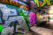 Leake Street London Graffiti  by David Pyatt