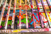 Leake Street Graffiti Artist  by David Pyatt