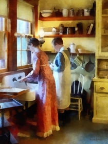 Washing Up After Dinner von Susan Savad