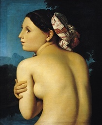 Female nude by Jean Auguste Dominique Ingres