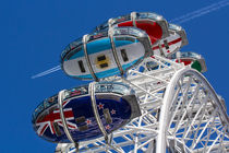 The London Eye and Jet Aircraft by David Pyatt