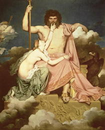 Jupiter and Thetis von Jean Auguste Dominique Ingres
