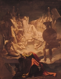 The Dream of Ossian by Jean Auguste Dominique Ingres