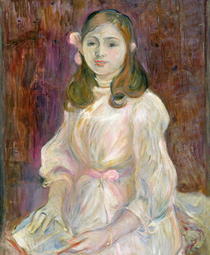 Portrait of Julie Manet  by Berthe Morisot