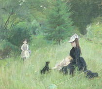 In a Park by Berthe Morisot