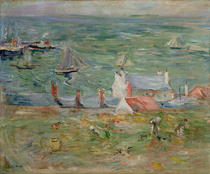 The Port of Gorey on Jersey von Berthe Morisot