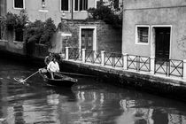 Kanal in Venedig by Helge Lehmann