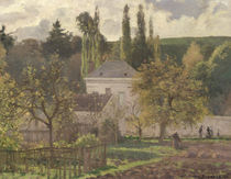 House in the Hermitage, Pontoise von Camille Pissarro