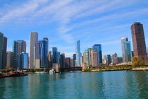 Die Schönheit der Skyline vom Chicago River von ann-foto