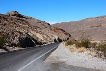 The lonely Street in Death Valley by ann-foto
