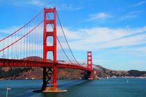 Der Blick zur Golden Gate Bridge in San Francisco von ann-foto