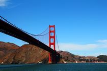 Die Golden Gate Bridge vom Fluss (San Francisco) by ann-foto
