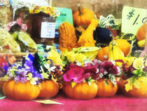 Mini Pumpkins and Gourds at Farmer's Market von Susan Savad
