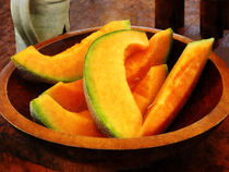 Slices of Cantaloupe by Susan Savad