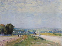 The Road to Montbuisson at Louveciennes by Alfred Sisley
