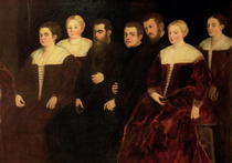 00409 Seven members of the Soranzo Family  von Jacopo Robusti Tintoretto