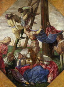 The Descent from the Cross von Jacopo Robusti Tintoretto