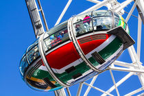 The London Eye South African Flag by David Pyatt