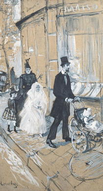 First Communion Day von Henri de Toulouse-Lautrec