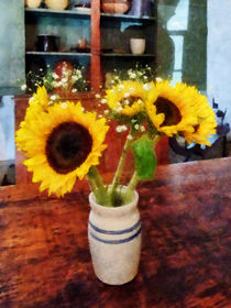 Vase of Sunflowers by Susan Savad