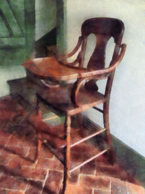 Wooden High Chair by Susan Savad