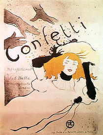 Confetti von Henri de Toulouse-Lautrec