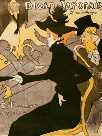 Poster advertising `Le Divan Japonais` by Henri de Toulouse-Lautrec