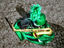 Saxophone and Band Uniform von Susan Savad