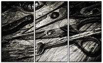 Wood Utensils Triptych by John Williams