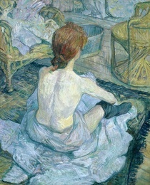Woman at her Toilet von Henri de Toulouse-Lautrec