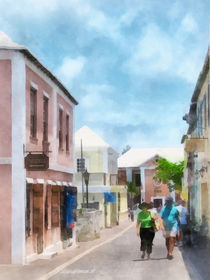 A Street in St. George's Bermuda von Susan Savad