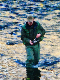 Man Fishing by Susan Savad