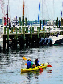 Kayaking in Newport RI by Susan Savad