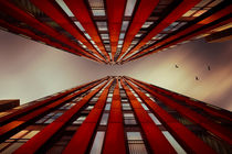 Gebäude in Rot von Stefan Kierek