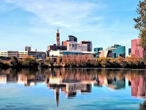 Hartford CT Skyline by Susan Savad