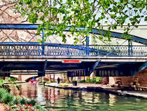 San Antonio TX - Bridge on Paseo Del Rio von Susan Savad