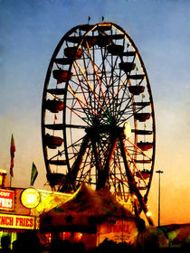 Ferris Wheel at Night by Susan Savad