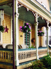 Porch with Hanging Plants by Susan Savad
