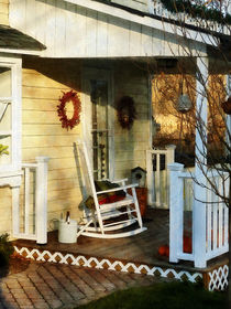 Rocking Chair on Side Porch by Susan Savad