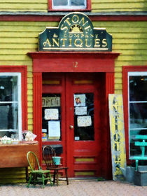 Antique Shop With Two Chairs by Susan Savad