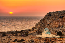 The sunset in Finiki of Karpathos, Greece by Constantinos Iliopoulos