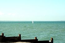Boat on the Sea in Whitstable by Philipp Tillmann
