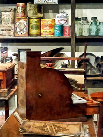 Wooden Cash Register in General Store by Susan Savad