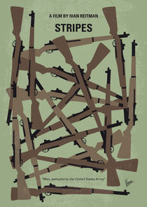 No542 My Stripes minimal movie poster by chungkong