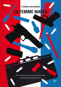 No545 My La Femme Nikita minimal movie poster by chungkong