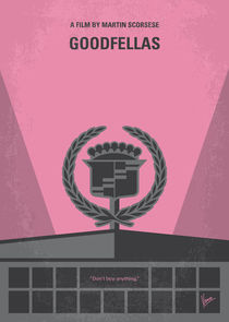 No549 My Goodfellas minimal movie poster von chungkong