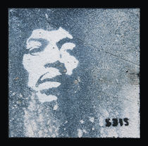 Jimi Hendrix Blue by Smitty Brandner