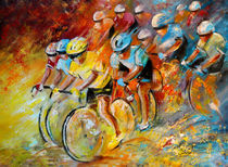 Winning The Tour De France von Miki de Goodaboom